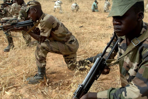 Lực lượng binh sỹ Niger. (Nguồn: AP)