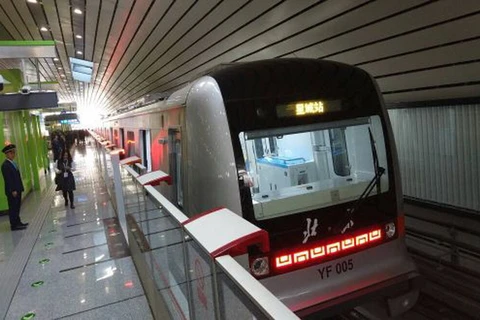 Tàu điện ngầm ở Trung Quốc. (Nguồn: railjournal)