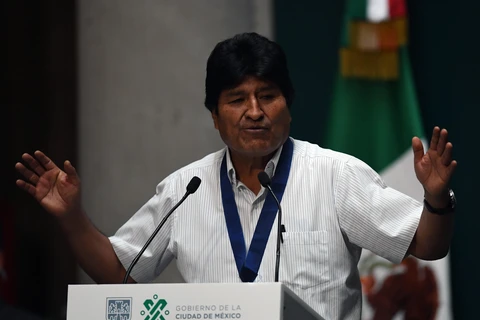Cựu Tổng thống Bolivia Evo Morales. (Ảnh: AFP/TTXVN)