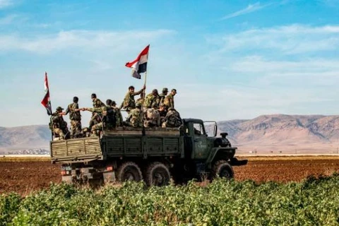 Lực lượng quân đội Syria. (Nguồn: almasdarnews)