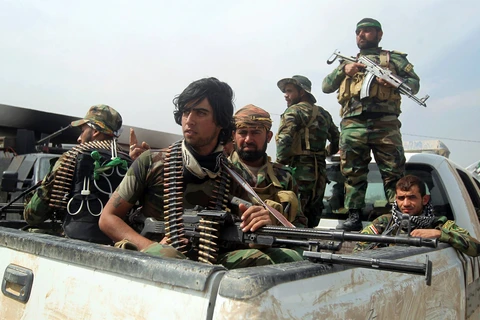 Các tay súng Hashd al-Shaabi. (Nguồn: kurdistan24)