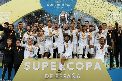 Real giành Siêu cúp Tây Ban Nha.