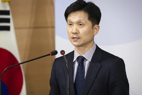 Người phát ngôn Bộ Thống nhất Hàn Quốc Lee Sang-min. (Nguồn: AP)