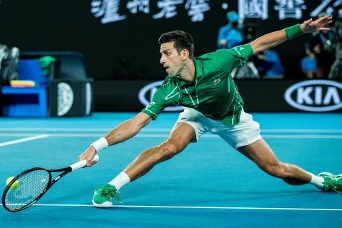 Djokovic thẳng tiến vòng 2 Australian Open 2020. (Nguồn: Getty Images)