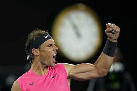 Nadal vào tứ kết Australian Open 2020. (Nguồn: Reuters)