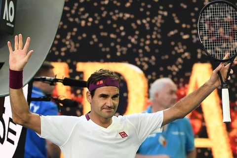 Federer lần thứ 15 vào bán kết Australian Open. (Nguồn: Getty Images)