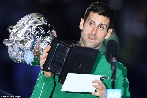 Djokovic vô địch Australian Open 2020.