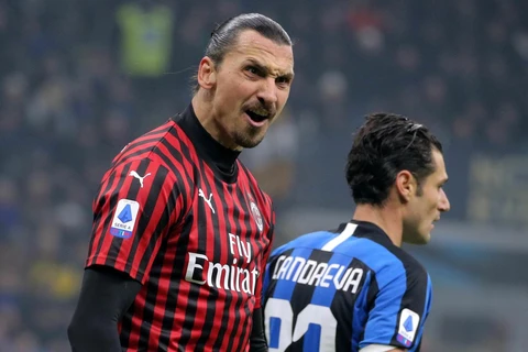 Ibrahimovic ghi bàn, kiến tạo nhưng Milan vẫn thua. (Nguồn: Getty Images)