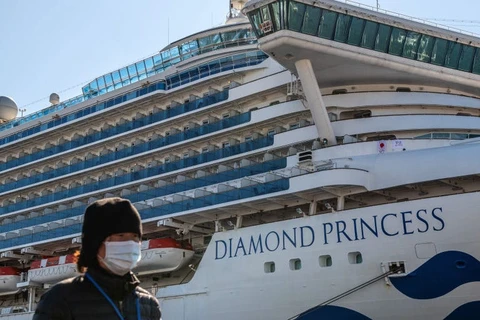 Du thuyền Diamond Princess bị cách ly tại cảng Yokohama. (Nguồn: Getty Images)