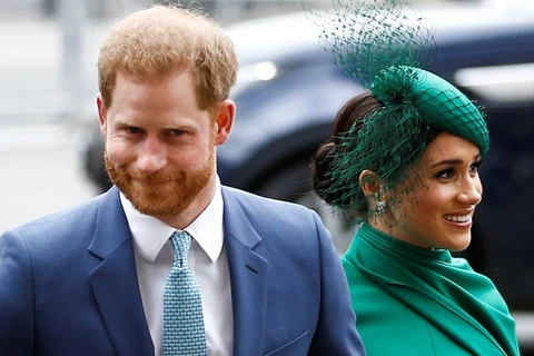 Harry và Meghan chính thức rời khỏi Hoàng gia Anh. (Nguồn: Global News)