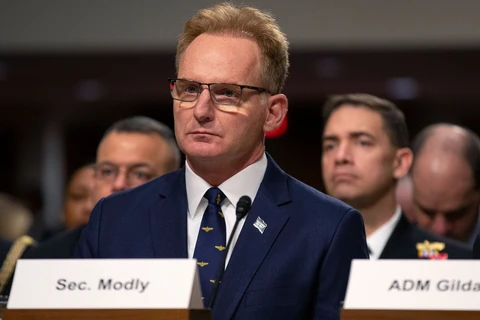 Quyền Bộ trưởng Hải quân Mỹ Thomas Modly từ chức. (Nguồn: theguardian)