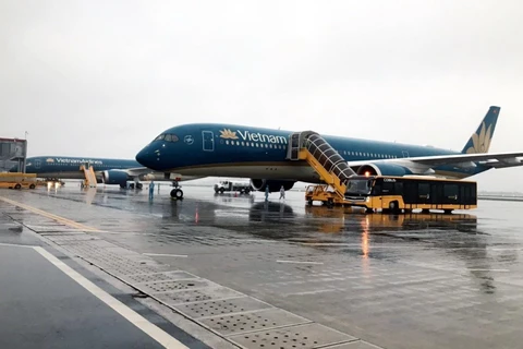 Máy bay của Vietnam Airlines. (Ảnh: TTXVN phát)