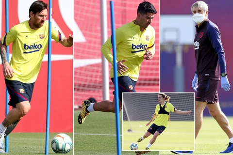 [Video] Barcelona trở lại tập luyện, chờ ngày La Liga tái đấu