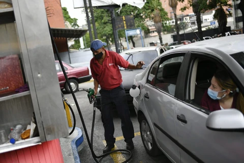 Một cửa hàng bán xăng dầu ở Venezuela. (Nguồn: AP)