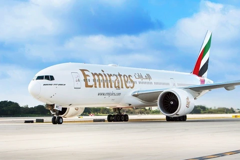 Máy bay của hãng hàng không Emirates. (Nguồn: busiweek)