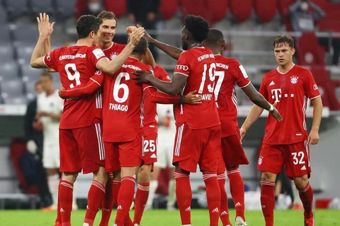 Bayern đã ghi được 129 bàn thắng ở mùa giải 2019-20 sau 43 trận đấu. (Nguồn: Getty Images)