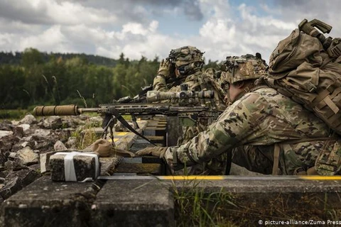 Lực lượng binh sỹ Mỹ tại Đức. (Nguồn: DW)