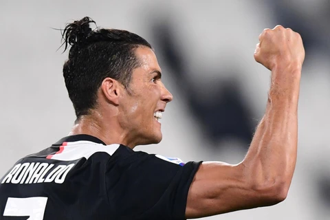 Ronaldo để lại dấu giày torng 3 bàn thắng. (Nguồn: Getty Images)