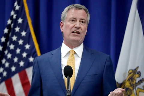 Thị trưởng thành phố New York Bill de Blasio. (Nguồn: ny1.com)