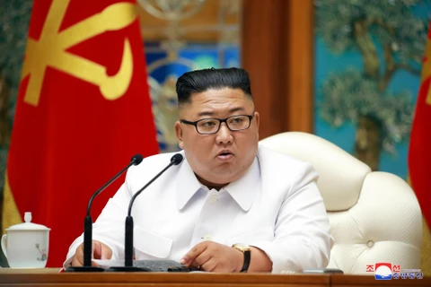 Nhà lãnh đạo Triều Tiên Kim Jong-un. (Ảnh: YONHAP/TTXVN)