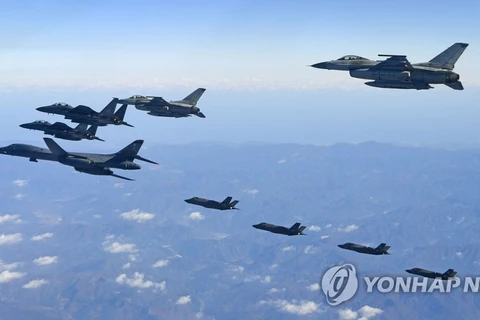 Máy bay chiến đấu của Hàn Quốc. (Nguồn: Yonhap)
