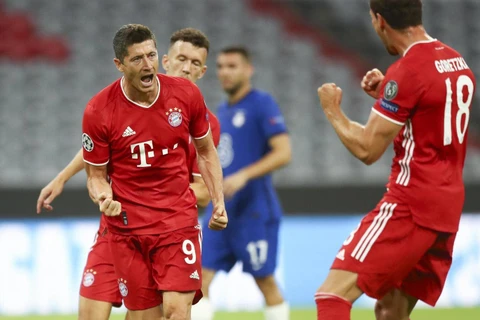 Lewandowski tỏa sáng mang chiến thắng về cho Bayern. (Nguồn: AP)