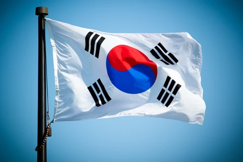 Quốc kỳ của Hàn Quốc.