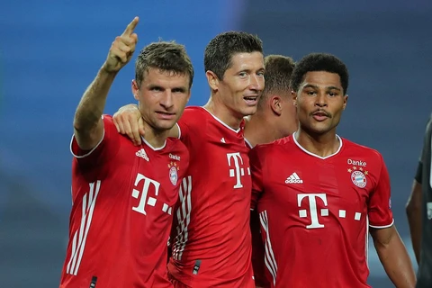 Hình ảnh đáng nhớ trong chuyến thắng của Bayern trước Lyon