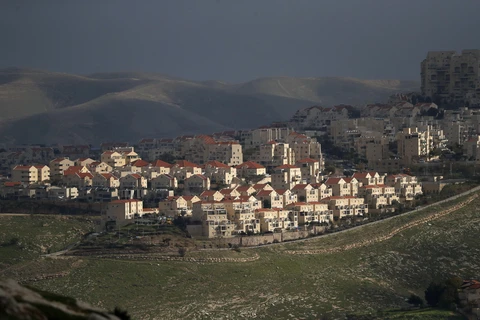Khu định cư Maale Adumim của Israel tại Khu Bờ Tây chiếm đóng. (Ảnh: AFP/TTXVN)
