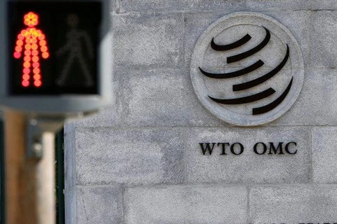 Bên ngoài trụ sở WTO ở Geneva, Thụy Sĩ. (Nguồn: Reuters)