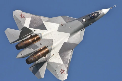 Máy bay chiến đấu Su-57. (Nguồn: flightglobal)