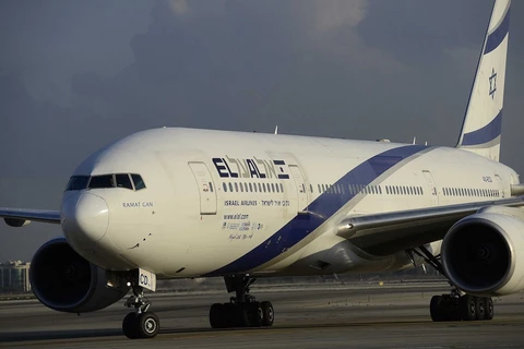 Máy bay của hãng hàng không quốc gia Israel El Al Airlines. (Nguồn: timesofisrael)