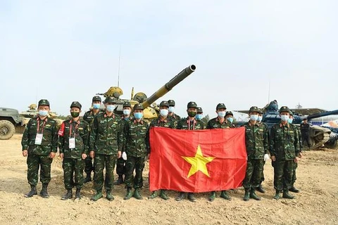 Video đội Việt Nam vô địch bảng 2 Tank Biathlon tại Army Games 2020