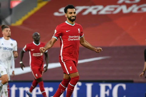 Salah tỏa sáng giúp Liverpool thắng Leeds 4-3. (Nguồn: Getty Images)