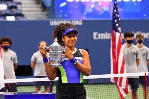 Naomi Osaka lần thứ 2 vô địch US Open. (Nguồn: Getty Images)