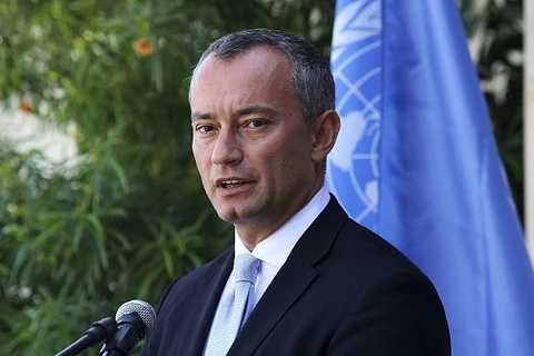 Điều phối viên đặc biệt của Liên hợp quốc về Tiến trình hòa bình Trung Đông Nickolay Mladenov. (Nguồn: AP)