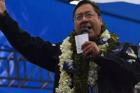 Ứng cử viên Luis Arce. (Nguồn: AFP)
