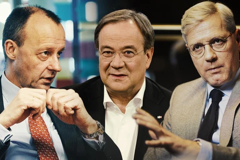 3 ứng cử viên cho cuộc đua giành chiếc ghế lãnh đạo đảng CDU. (Nguồn: t-online.de)