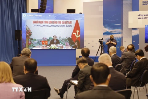 Đoàn Đảng cộng sản Việt Nam dự Diễn đàn trực tuyến liên đảng quốc tế