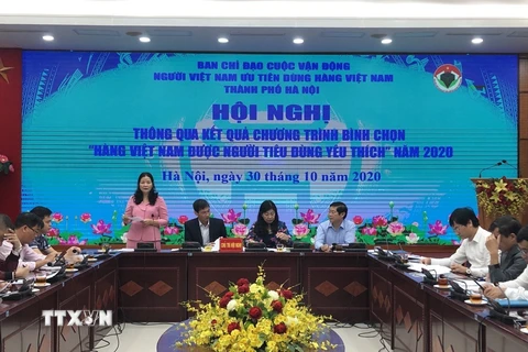 Hà Nội có 141 sản phẩm đạt tiêu chí hàng Việt Nam được yêu thích
