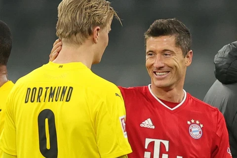 Lewandowski và Bayern lại chiến thắng trước Dortmund. (Nguồn: Getty Images)