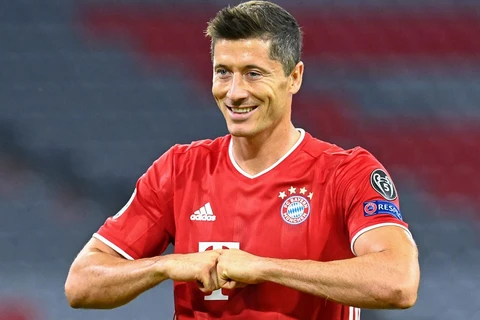 Lewandowski trải qua năm 2020 vô cùng ấn tượng trong màu áo Bayern. (Nguồn: Getty Images)