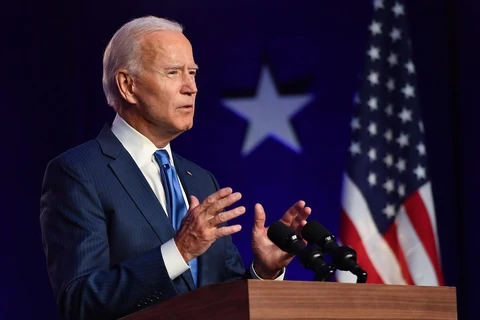 Tổng thống đắc cử Mỹ Joe Biden. (Ảnh: AFP/TTXVN)
