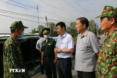 Dịch COVID-19: Đồng Tháp tăng cường kiểm soát tuyến biên giới