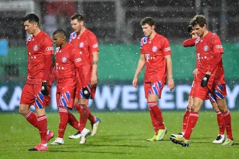 Bayern buồn bã dừng cuộc chơi ở DFB Cup. (Nguồn: Goa)