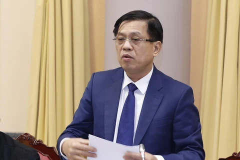 Thứ trưởng Bộ Lao động-Thương binh và Xã hội Nguyễn Bá Hoan. (Ảnh: Dương Giang/TTXVN)