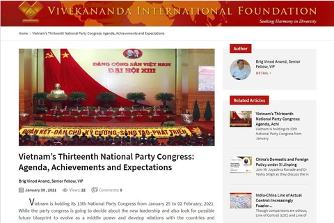 'Việt Nam đóng vai trò quốc tế quan trọng tại các diễn đàn toàn cầu'