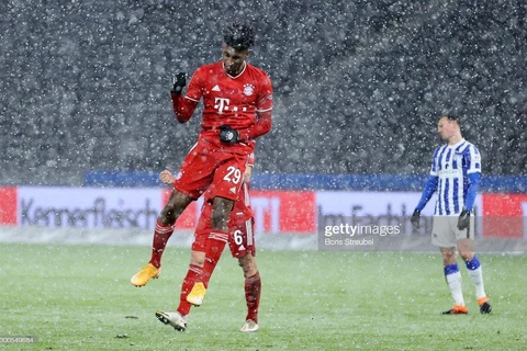 Coman ghi bàn giúp Bayern chiến thắng. (Nguồn: Getty Images)