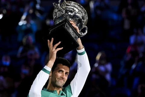 Djokovic lần thứ 9 vô địch Australian Open. (Nguồn: AAP)
