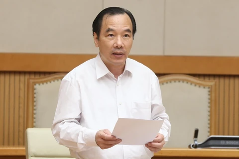 Phó Chủ tịch Ủy ban Trung ương Mặt trận Tổ quốc Việt Nam Ngô Sách Thực. (Ảnh: Doãn Tấn/TTXVN)